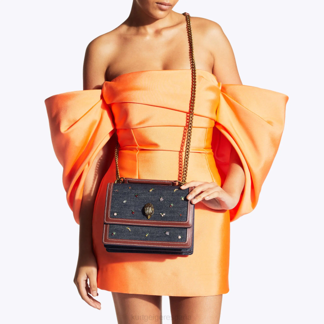 Kurt Geiger mujer bandolera londres shoreditch 2LPR121 | bolsas azul otro